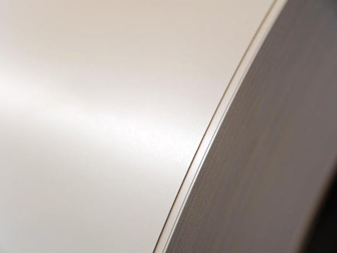 Weathering heat reflective color coated steel
