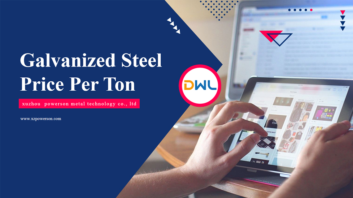galvanized steel price per ton