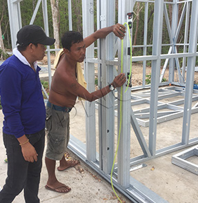 DWL house project-5 Sets Light gauge steel house in Philippines start building插图7